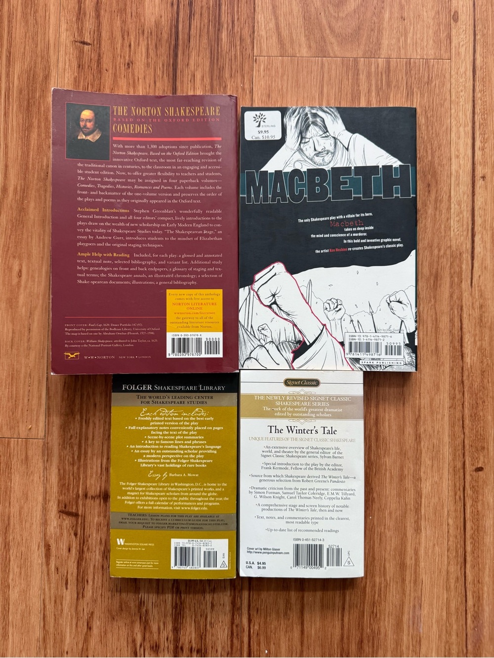 Shakespeare Paperback Set - Four Books - Picture 3 of 3